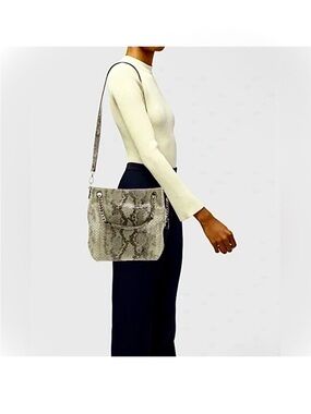 Michael Kors Jet Set Chain Convertible Python/Snakeskin Leather.